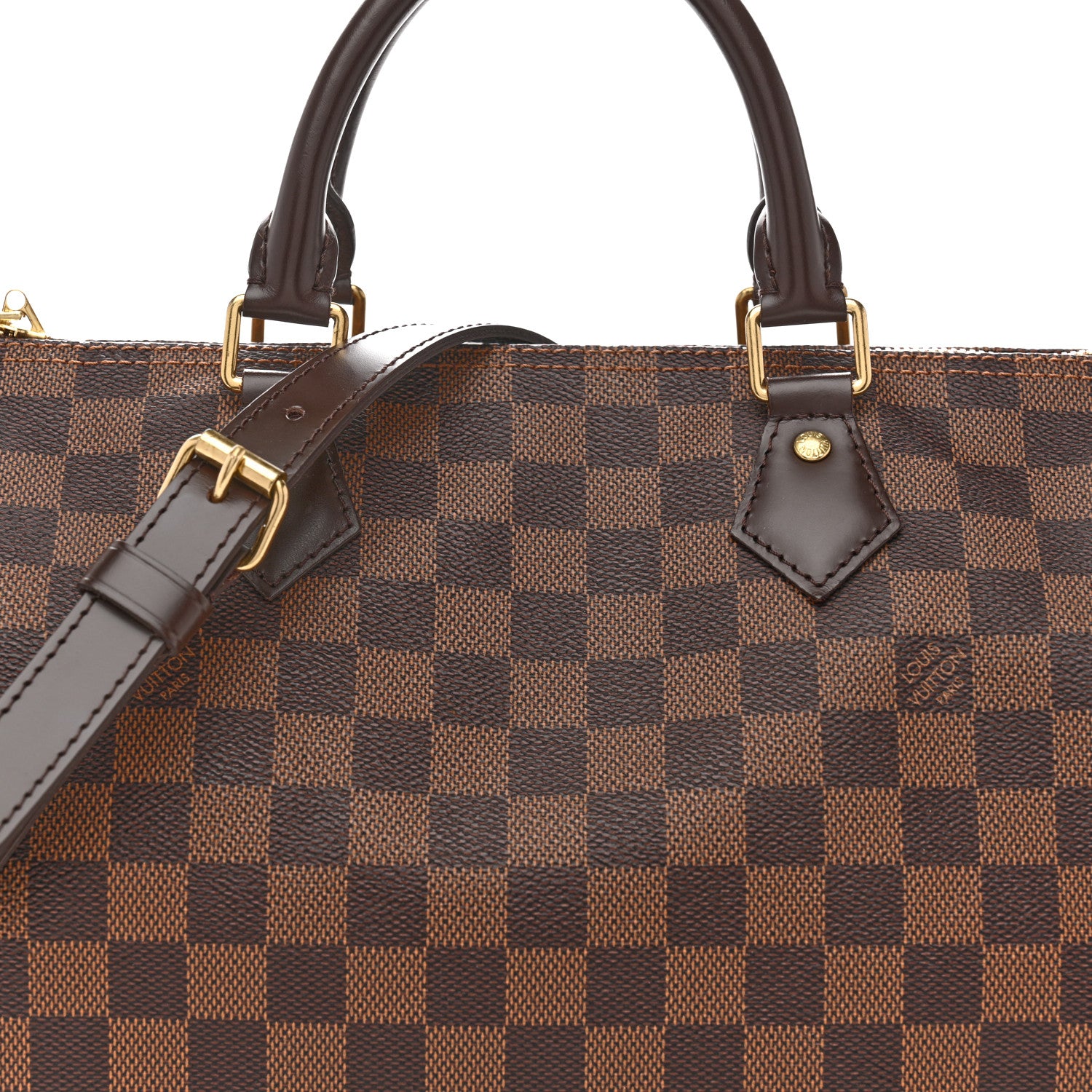 Louis Vuitton Damier Ebene Speedy Bandouliere 30 8 of 13