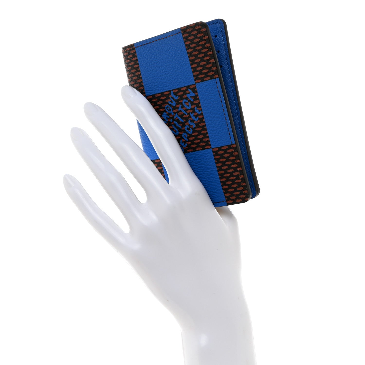 Louis Vuitton Damier Pop Pocket Organizer Blue 2 of 7