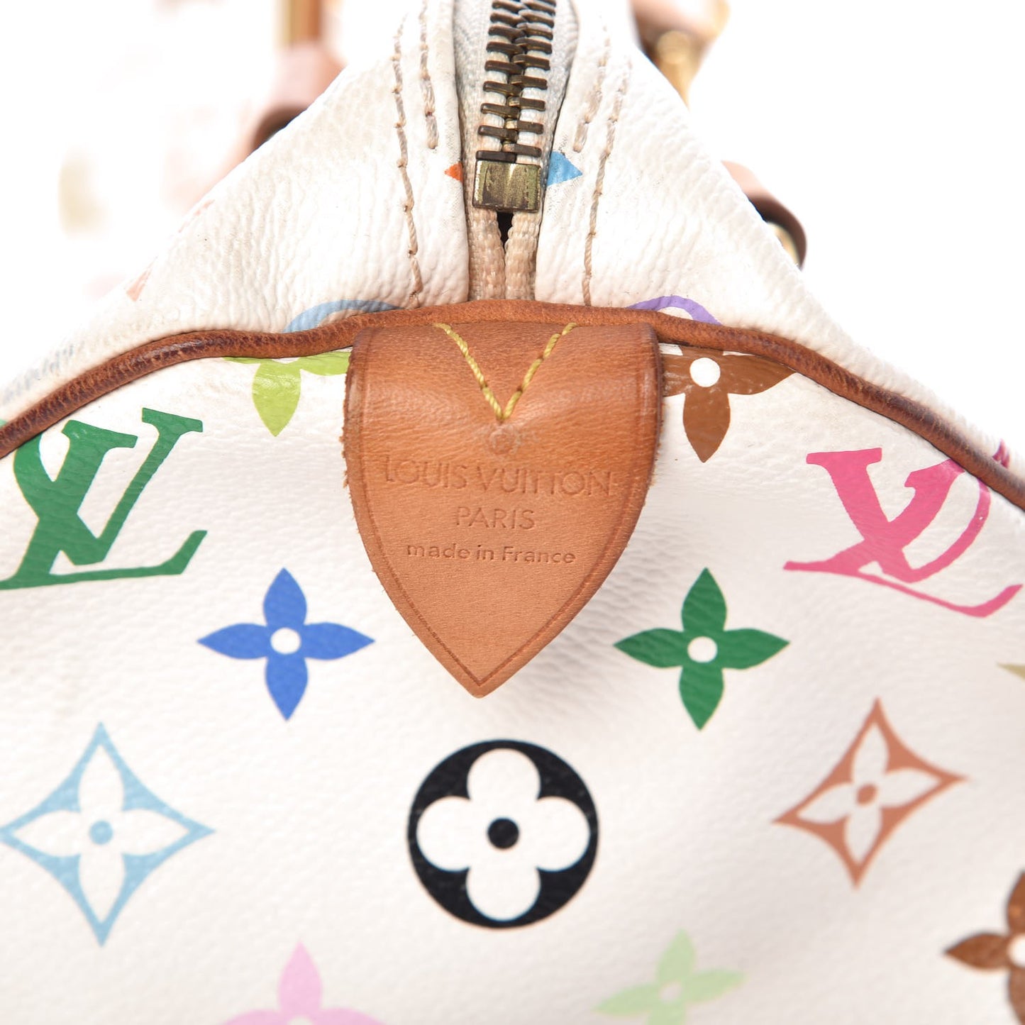Monogram Multicolor Speedy 30 White