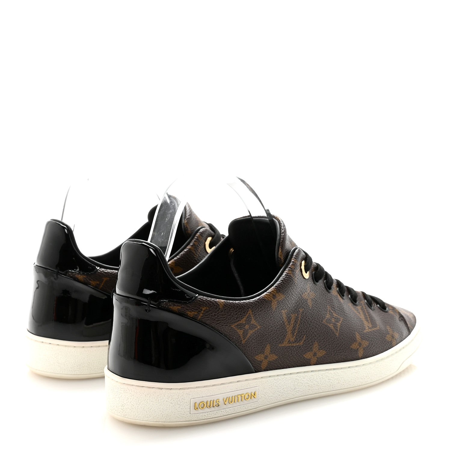 Louis Vuitton Patent Monogram Frontrow Sneakers 42 1840014
