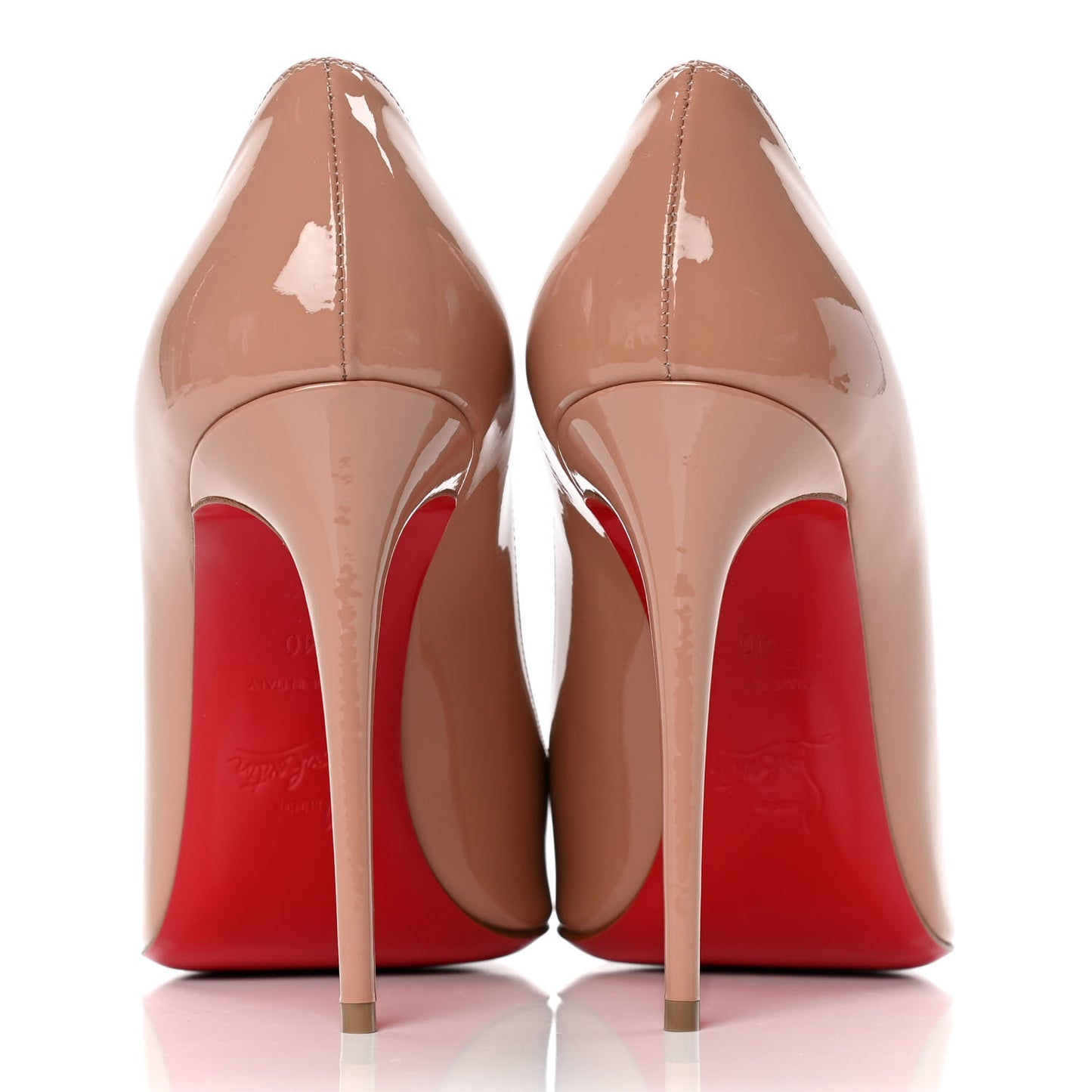 Patent Kate 100 Pumps 40 Nude