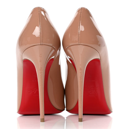 Christian Louboutin Patent Kate 100 Pumps 40 Nude 6 of 10