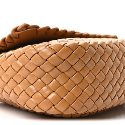 Bottega Veneta Nappa Intreccicio Padded Cobble Shoulder Bag Caramel 9 of 10