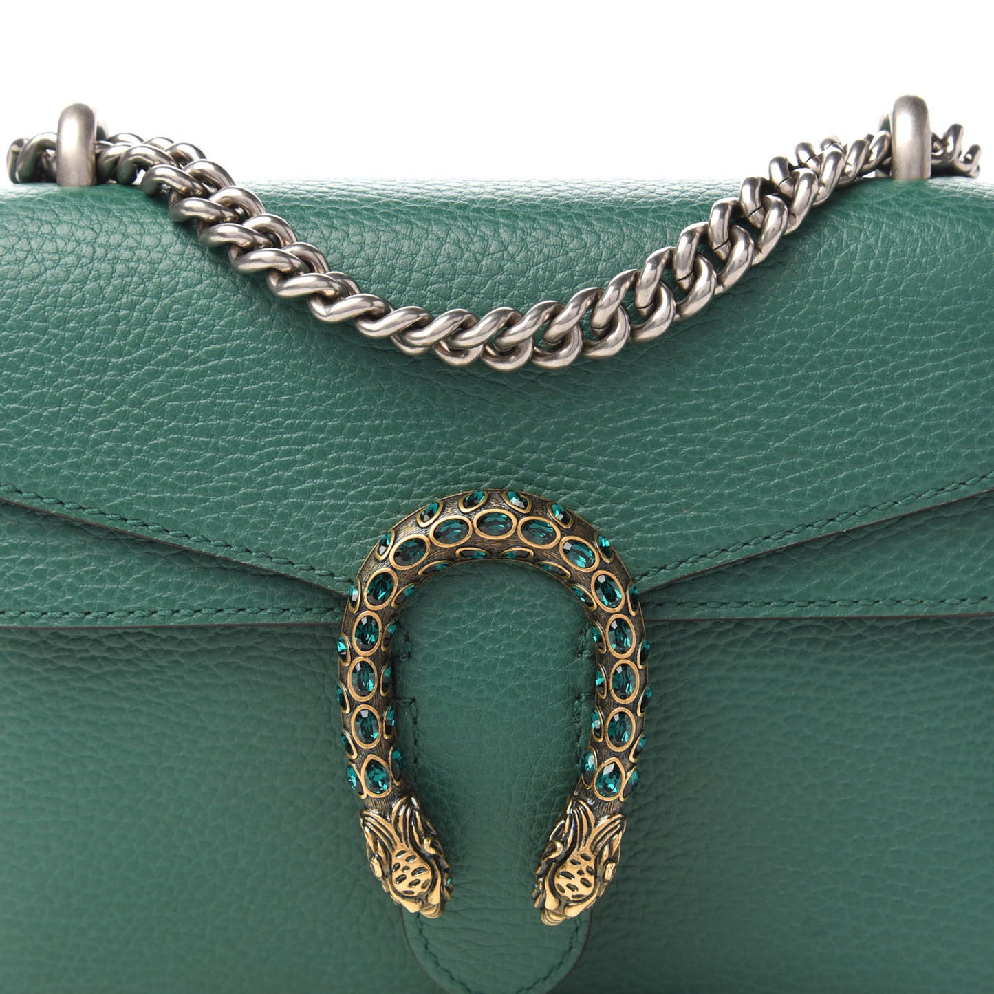 Calfskin Mini Dionysus Shoulder Bag Emerald