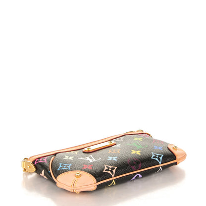 Louis Vuitton Monogram Multicolor Pochette Milla MM Black 4 of 7