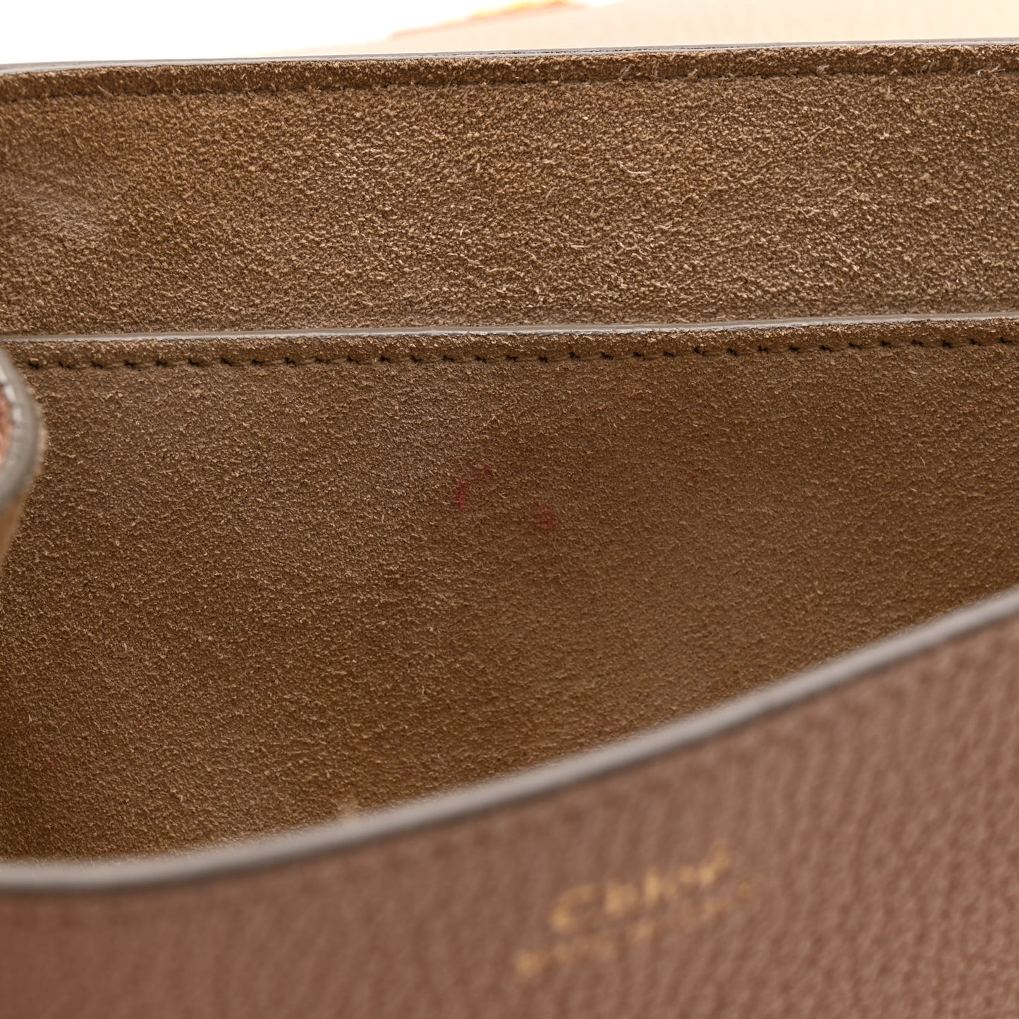 Grained Lambskin Mini Drew Shoulder Bag Cement Pink