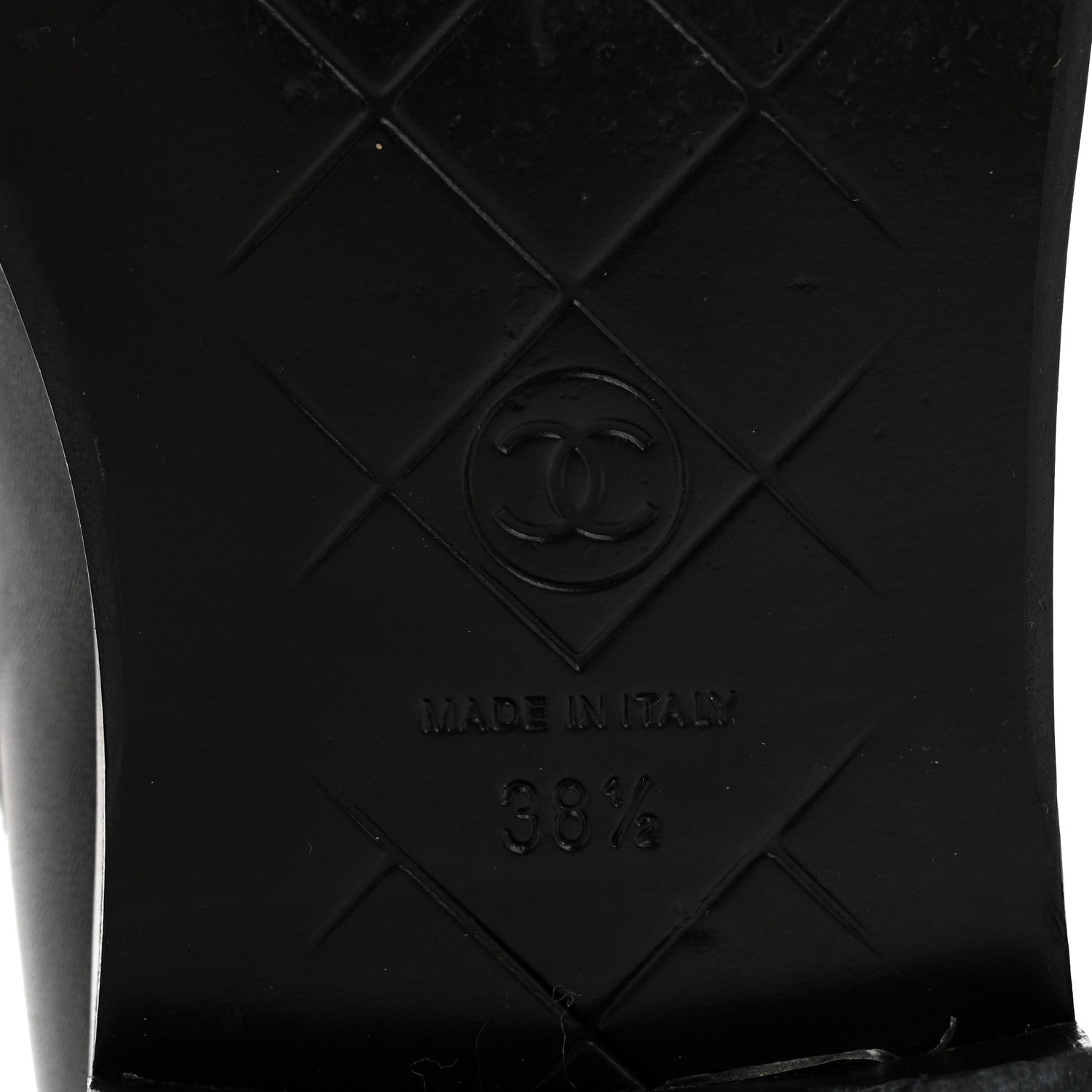Chanel Lambskin Quilted CC Turnlock Loafers 38.5 Black 7 of 12
