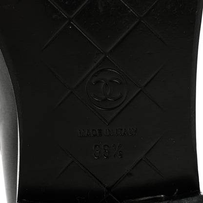 Chanel Lambskin Quilted CC Turnlock Loafers 38.5 Black 7 of 12