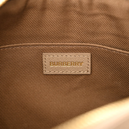 Burberry Calfskin House Check Small Camera Bag Chestnut Beige 6 of 10