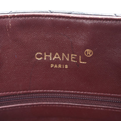 Chanel Lambskin Quilted Shopping Tote Black 6 of 10