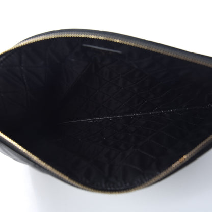 Chanel Lambskin Quilted Medium Casino Beauty CC Cosmetic Case Black 5 of 10