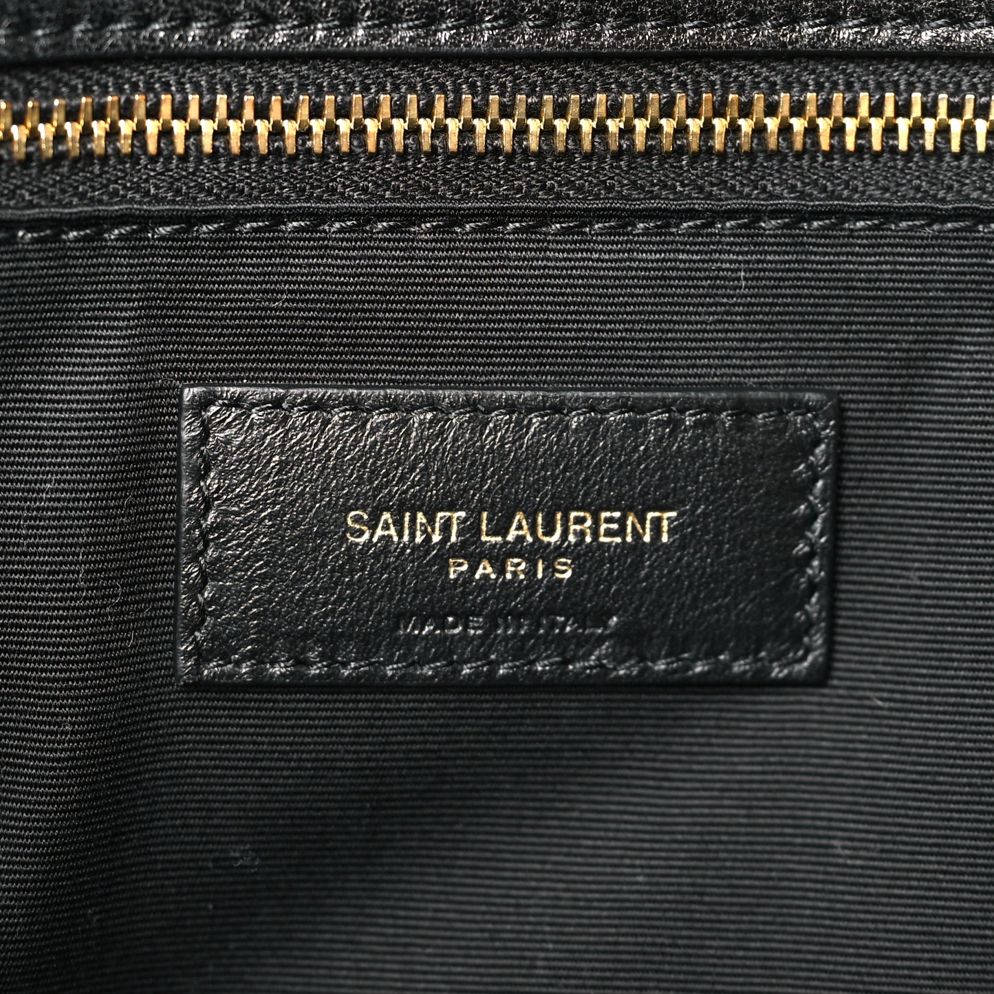 Lambskin Matelasse Monogram Medium Niki Chain Satchel Black
