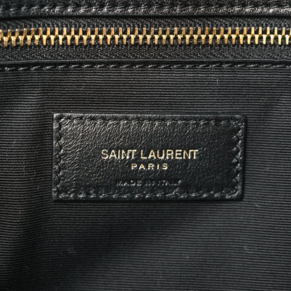 Saint Laurent Lambskin Matelasse Monogram Medium Niki Chain Satchel Black 6 of 10
