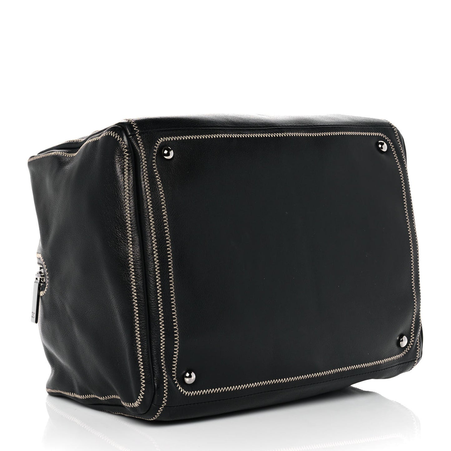 Lambskin Medium Bowler Black