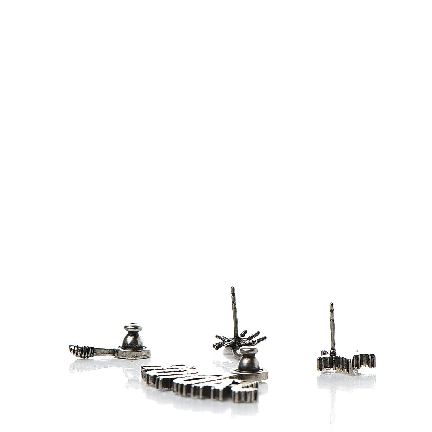 Christian Dior Palladium Crystal J'adior Earrings 3 of 6