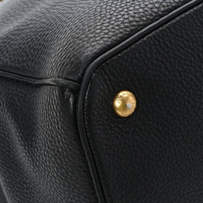Prada Vitello Daino Tote Black 7 of 10