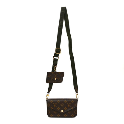 Louis Vuitton Monogram Felicie Strap & Go Kaki 1 of 8