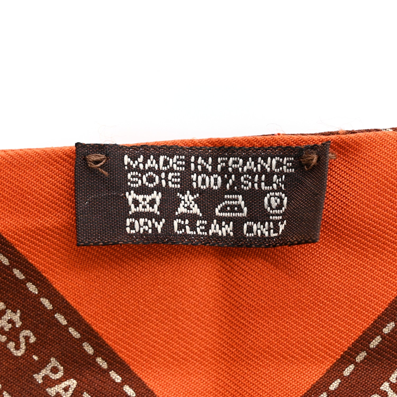 Hermes Silk Bolduc Twilly Orange 3 of 7