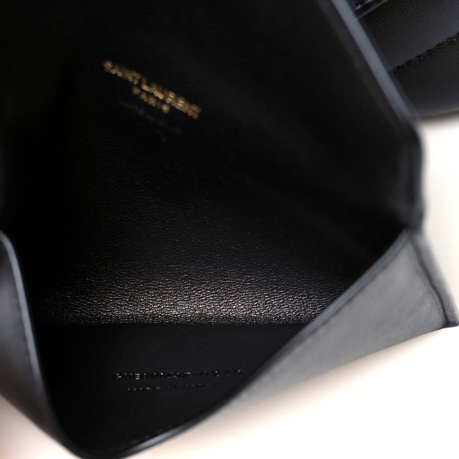 Saint Laurent Lambskin Chevron Quilted Small Loulou Black 9 of 13