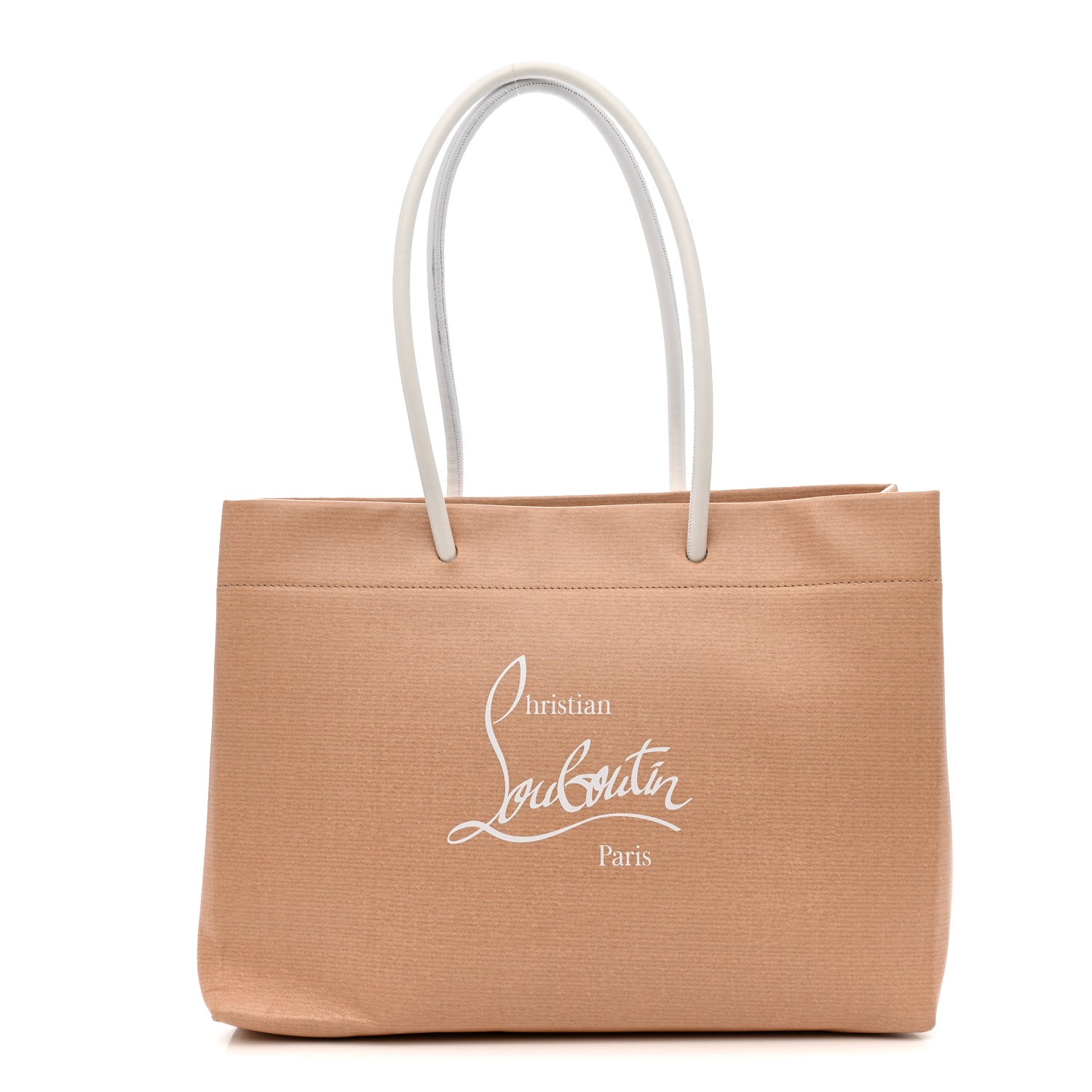 Christian Louboutin Calfskin Kraftilou Logo Tote 1 of 10