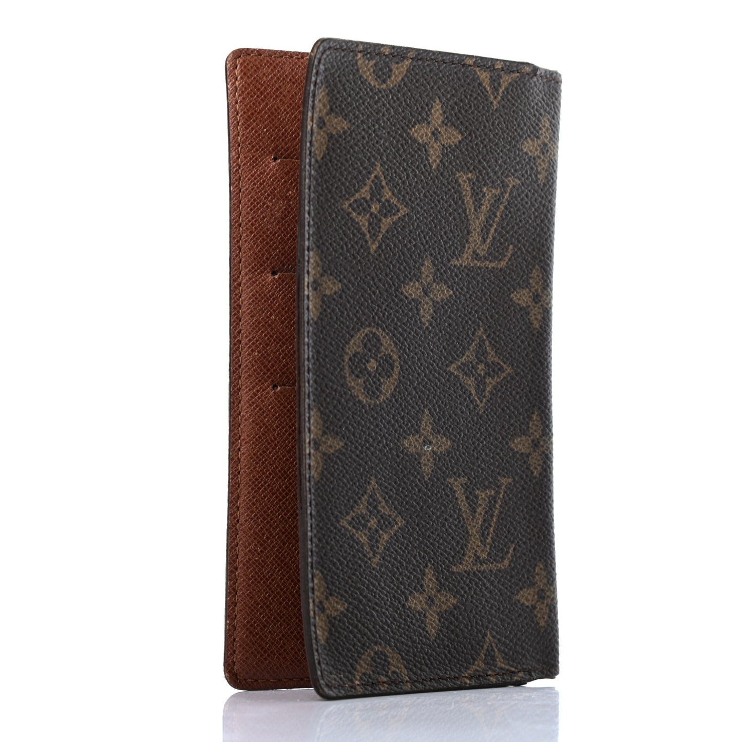 Monogram Checkbook Holder Case Wallet