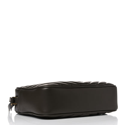 Saint Laurent Calfskin Matelasse Monogram Lou Camera Bag Military Green 3 of 5