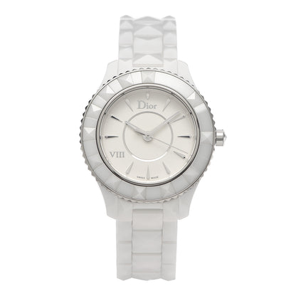 Christian Dior Stainless Steel Ceramic 33mm Dior VIII Quartz Watch White 1 of 7
