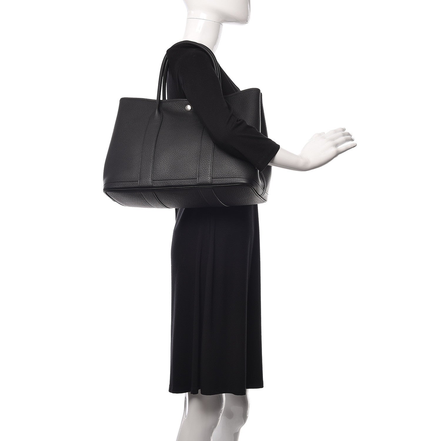 Hermes Negonda Garden Party Tote 36 MM Black 2 of 11