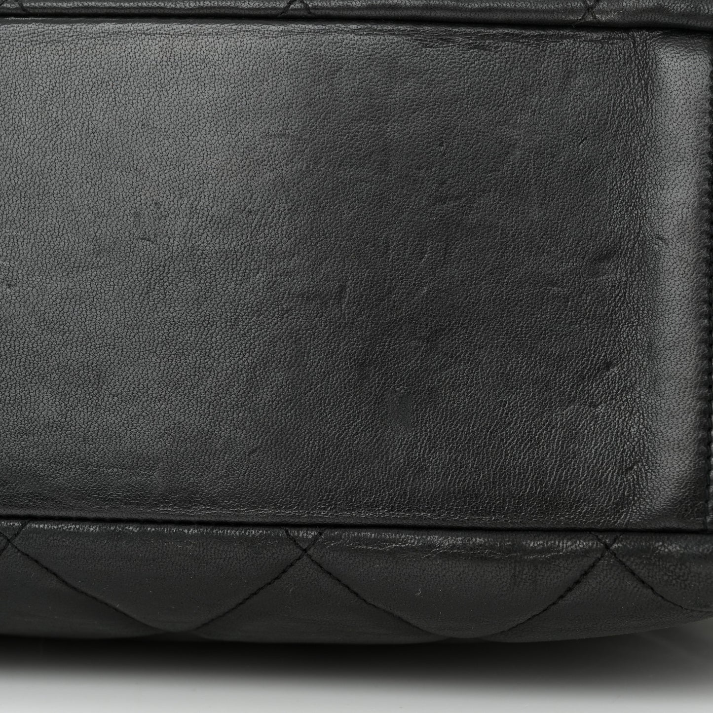 Lambskin Quilted Shoulder Bag Black