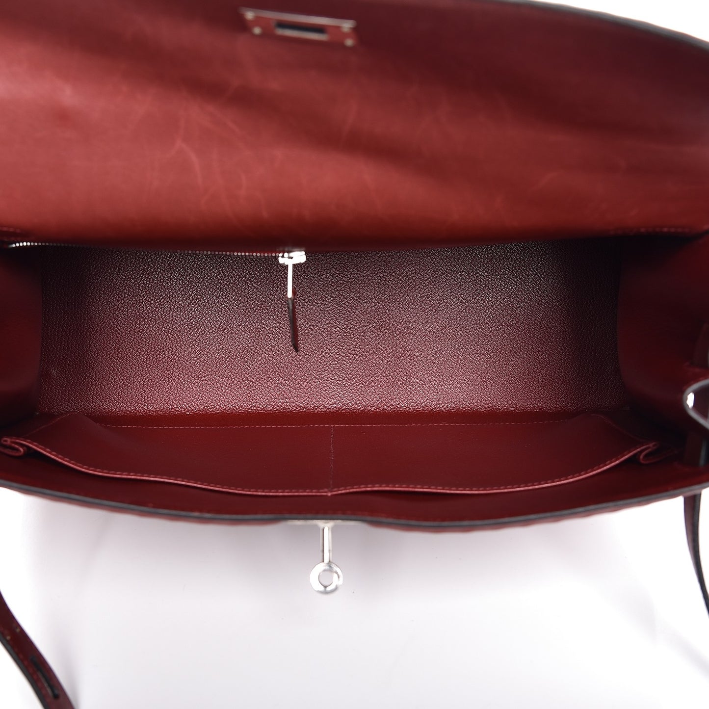 Barenia Sellier Waffle Kelly 35 Rouge H