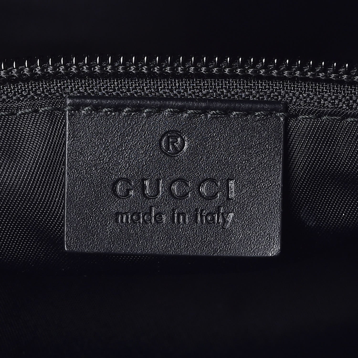 Gucci GG Supreme Monogram Medium Carry-On Duffle Bag Black Grey 6 of 7