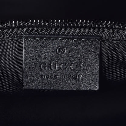 Gucci GG Supreme Monogram Medium Carry-On Duffle Bag Black Grey 6 of 7