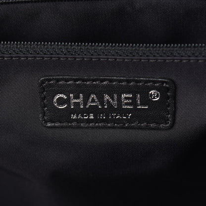 Chanel Coated Canvas Paris Biarritz Hobo Black 9 of 10