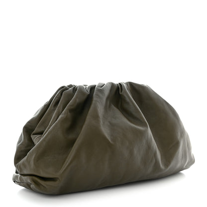 Bottega Veneta Smooth Butter Calf The Pouch Oversized Clutch Mud 3 of 10