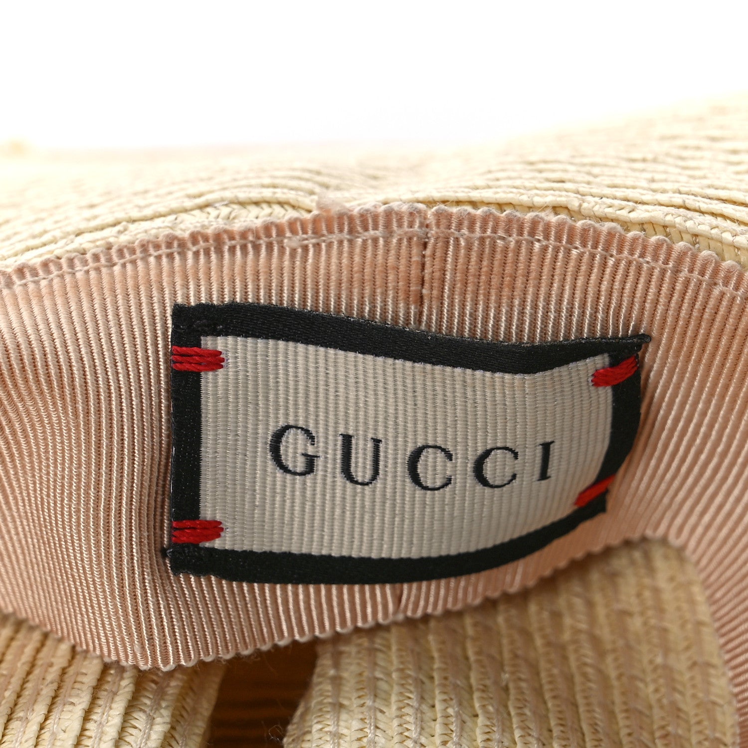 Gucci Raffia Double G Bucket Hat M Ivory 6 of 7