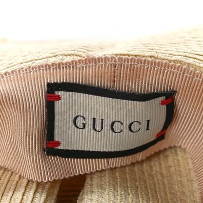 Gucci Raffia Double G Bucket Hat M Ivory 6 of 7