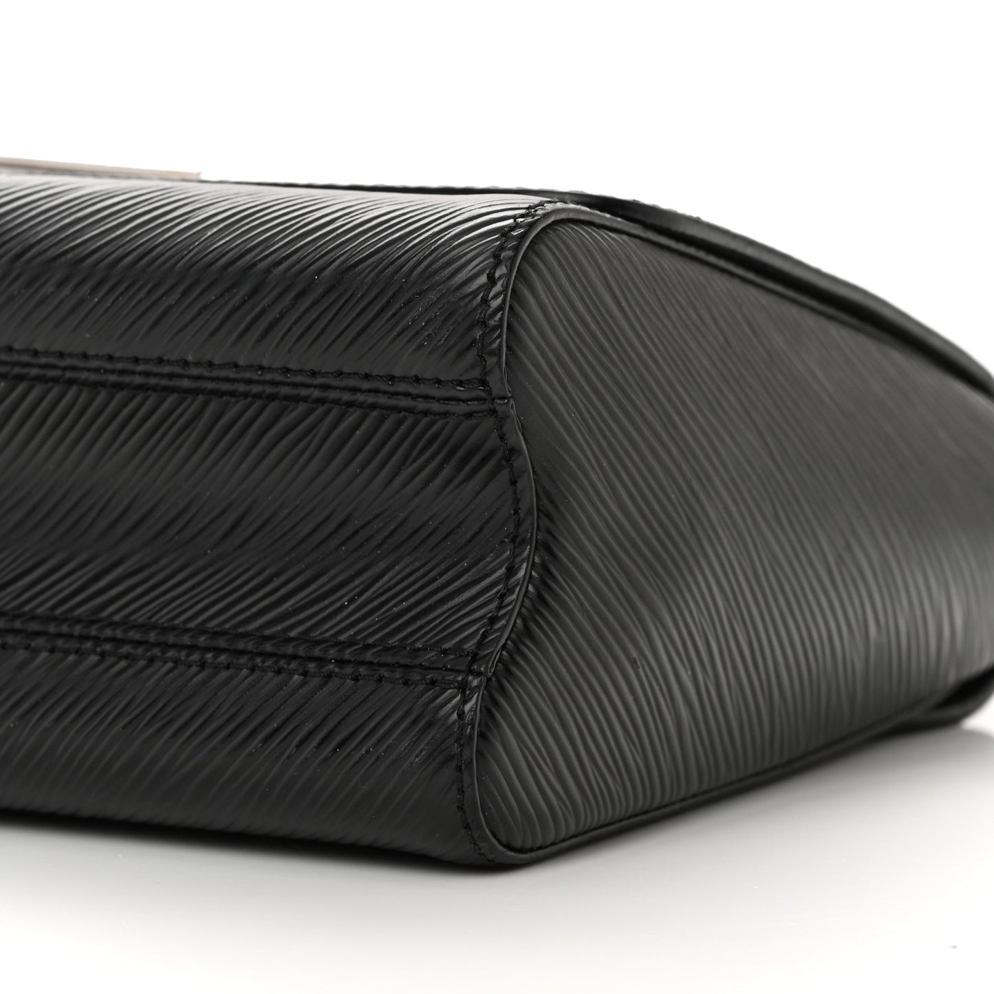 LOUIS VUITTON Epi Twist Shoulder Bag MM Black