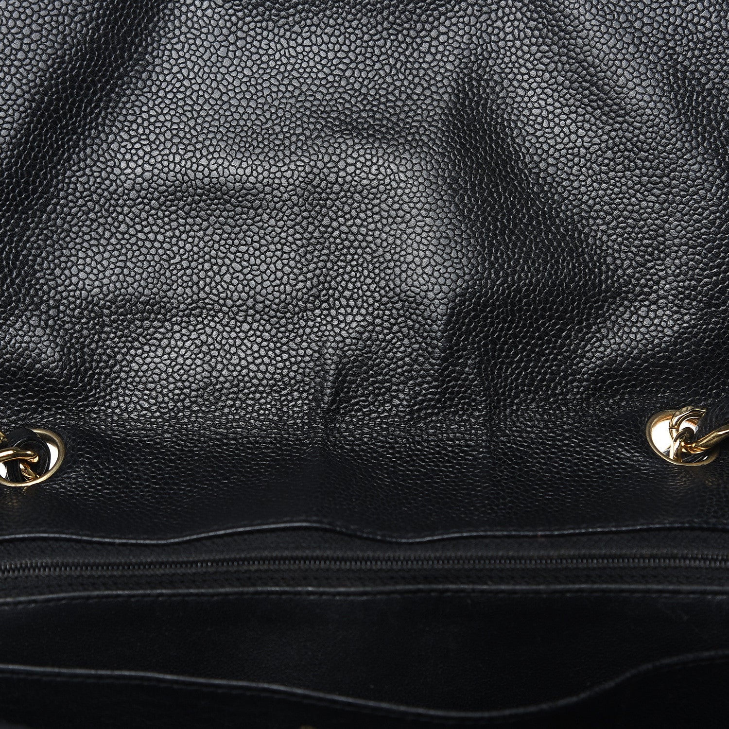 Chanel Caviar Quilted Jumbo Single Flap Black 12 of 18
