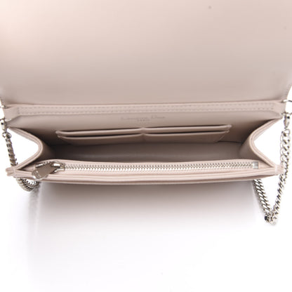 Christian Dior Grained Calfskin Diorama Wallet on Chain Pouch Rose Poudre 5 of 9