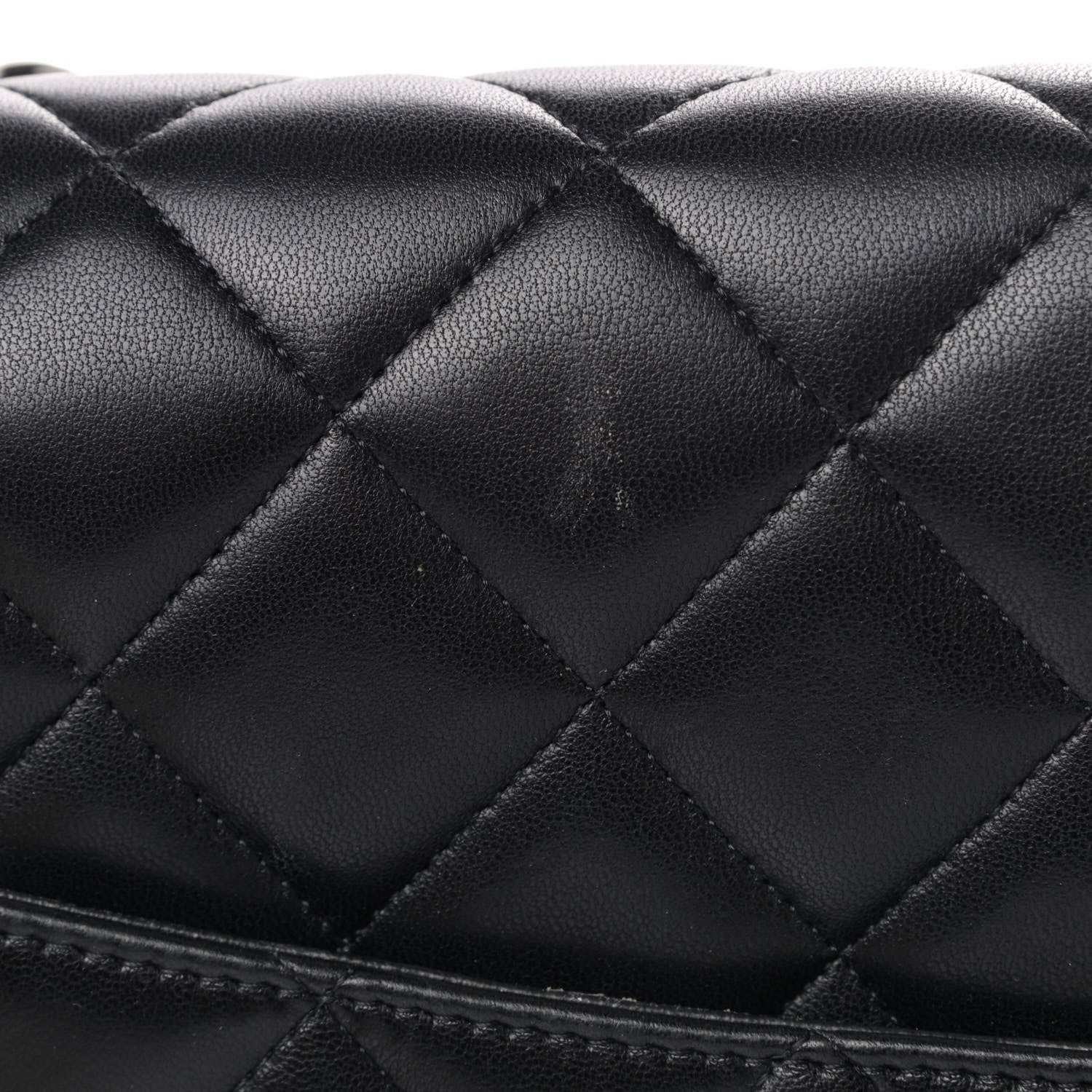 Chanel Lambskin Quilted Maxi Single Flap Black 7 of 7
