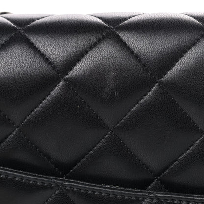 Chanel Lambskin Quilted Maxi Single Flap Black 7 of 7