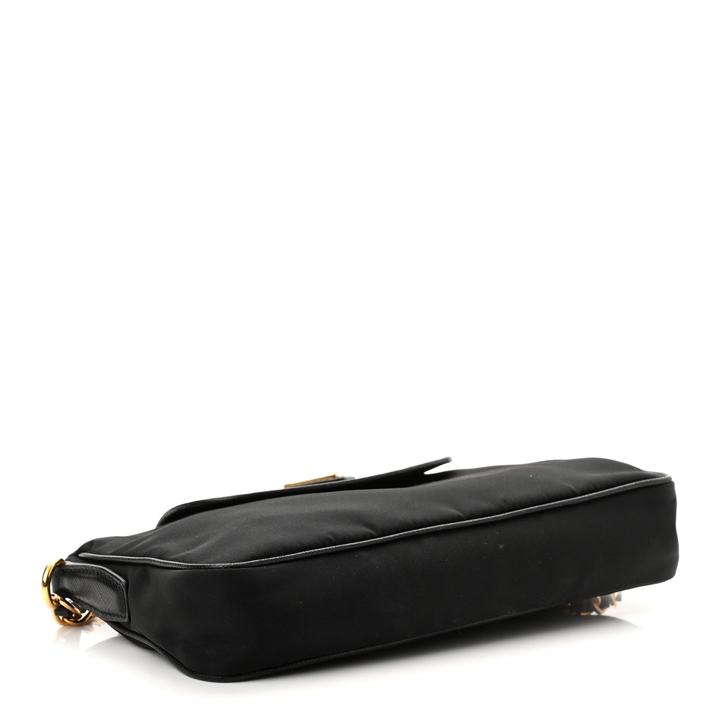 Tessuto Nylon Saffiano Crossbody Bag Black
