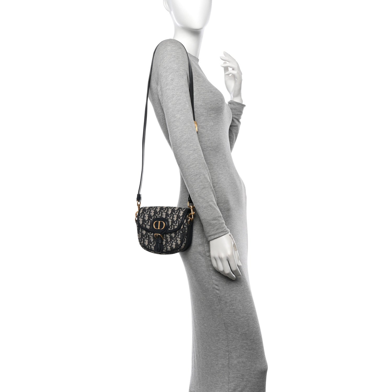 Christian Dior Oblique Small Bobby Flap Blue 2 of 9