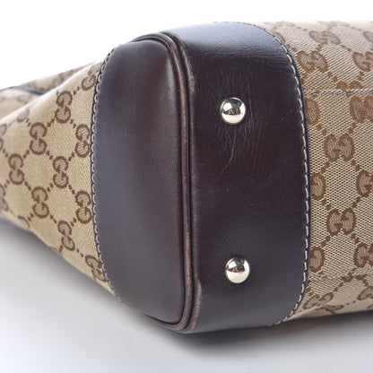 Gucci Monogram Web Medium Mayfair Tote Dark Brown 12 of 14