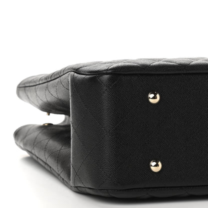 Chanel Caviar Quilted Large Shopping Tote Black 9 of 10