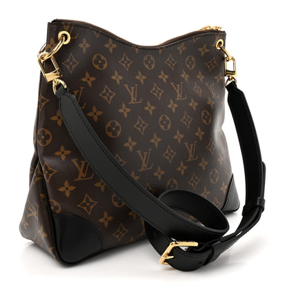 Louis Vuitton Monogram Odeon MM  Black 3 of 13