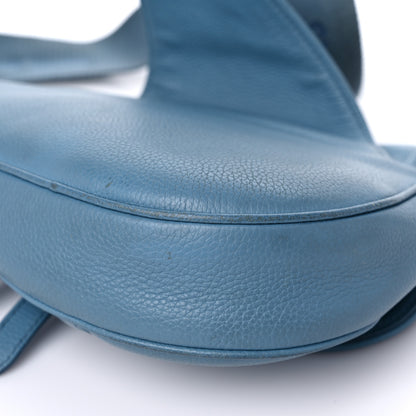 Christian Dior X SHAWN STUSSY Grained Calfskin Saddle Bag Blue 7 of 21