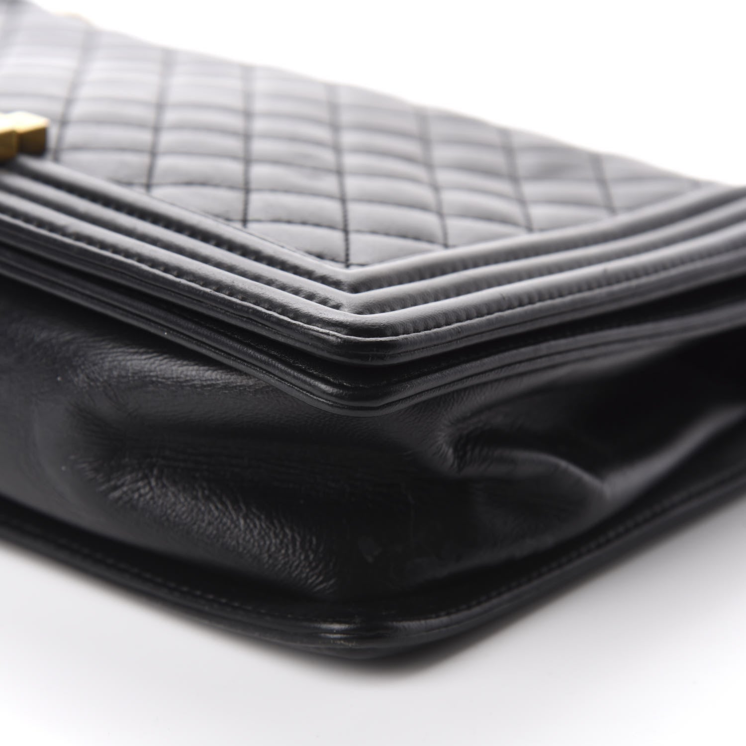Chanel Lambskin Quilted New Medium Boy Flap Black 7 of 13