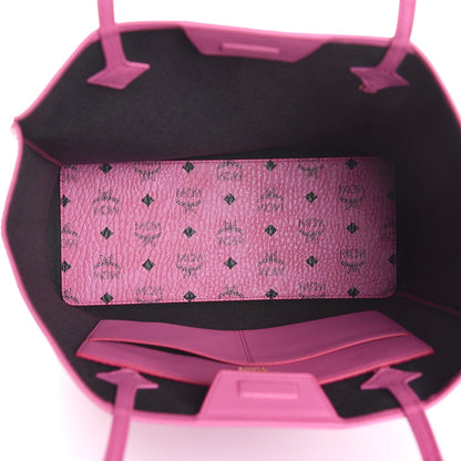 MCM Visetos Shopper Tote Pink 5 of 6
