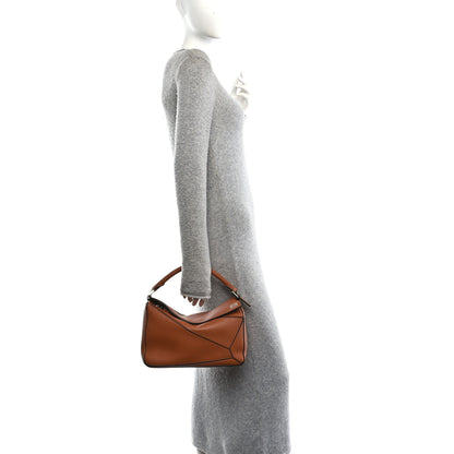 Loewe Calfskin Medium Puzzle Bag Tan 2 of 11